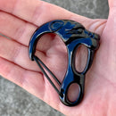 Sanity Jewelry Belt Clip Belt Clip / Clasp - Sabor Toothed Tiger - Black - Upgrade Your Wallet / Key Chain - WCC-13