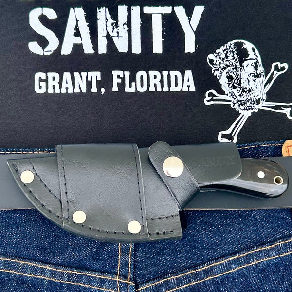 Sanity Jewelry BOGO Jesse James - Buffalo Horn - D2 Steel - Horizontal & Vertical Carry - 7 inches - JJ002