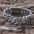 Sanity Jewelry Bracelet Bagger Bracelet - "EASY BIKER" - Bonez - Polished - 3/4” wide - B127