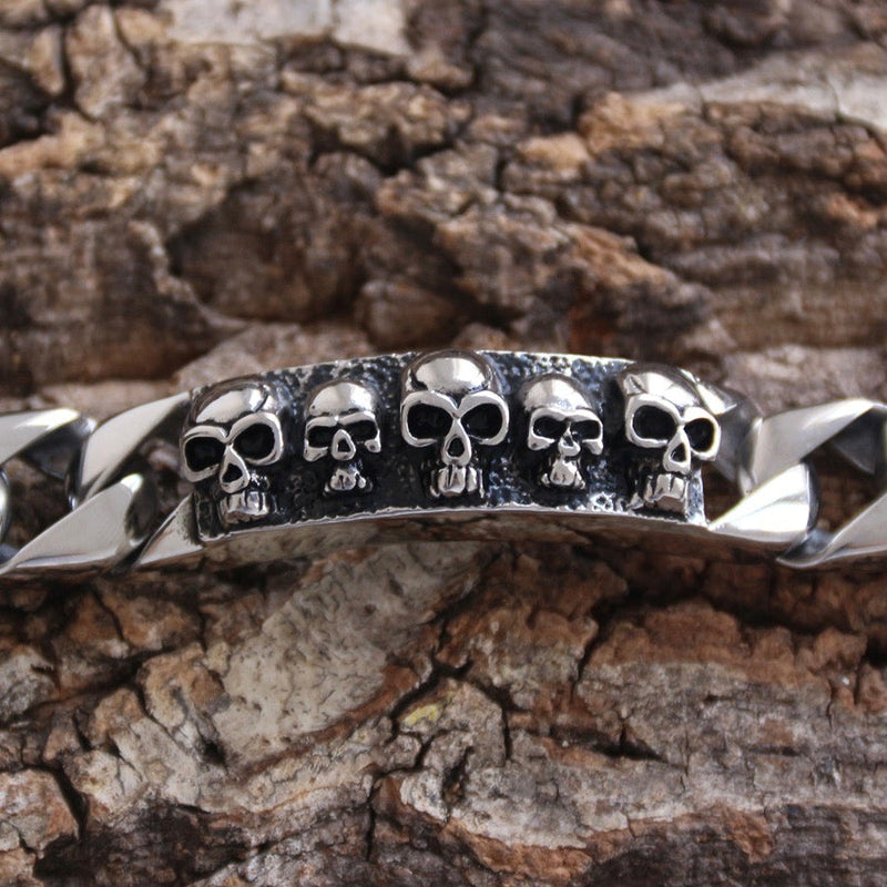 Sanity Jewelry Bracelet Brothers Grim - Custom - Silver - B109