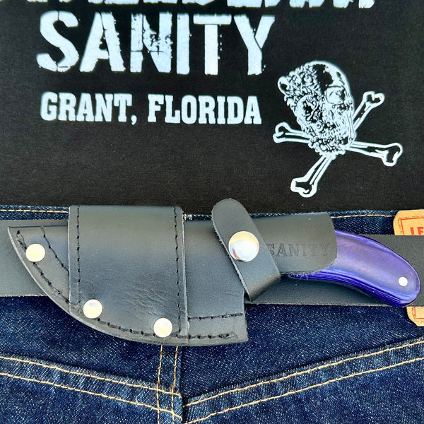 SANITY JEWELRY® Frank James - Blue Violet Wood - Horizontal & Vertical Carry - 7 inches - FJ007