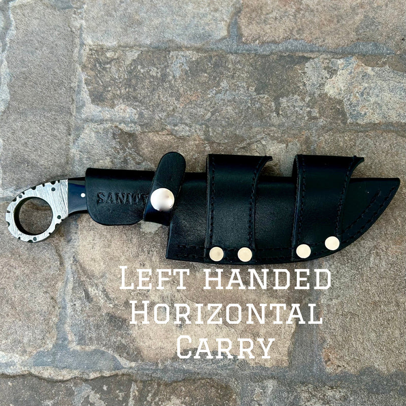Sanity Jewelry Left Handed Horizontal Carry *PRESALE* Al Capone - "We The People" Bone - Horizontal & Vertical Carry -  9 inches - PE10