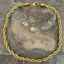 SANITY JEWELRY® Necklace 10MM Rope Chain - Gold - TR04