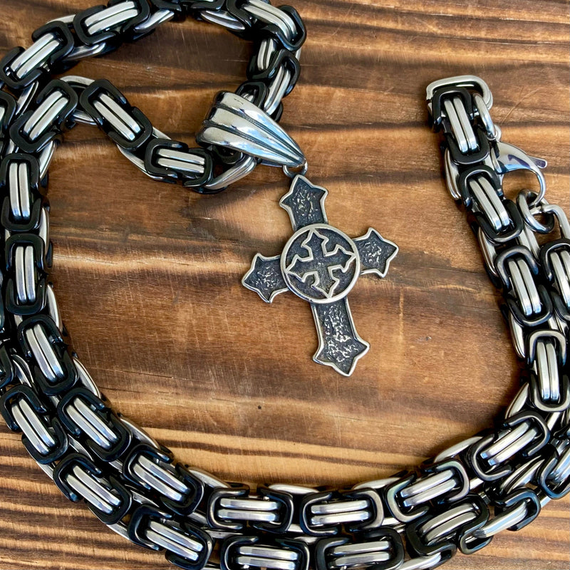 Sanity Jewelry Necklace Cross - Guardian Cross - Pendant & Necklace (316)