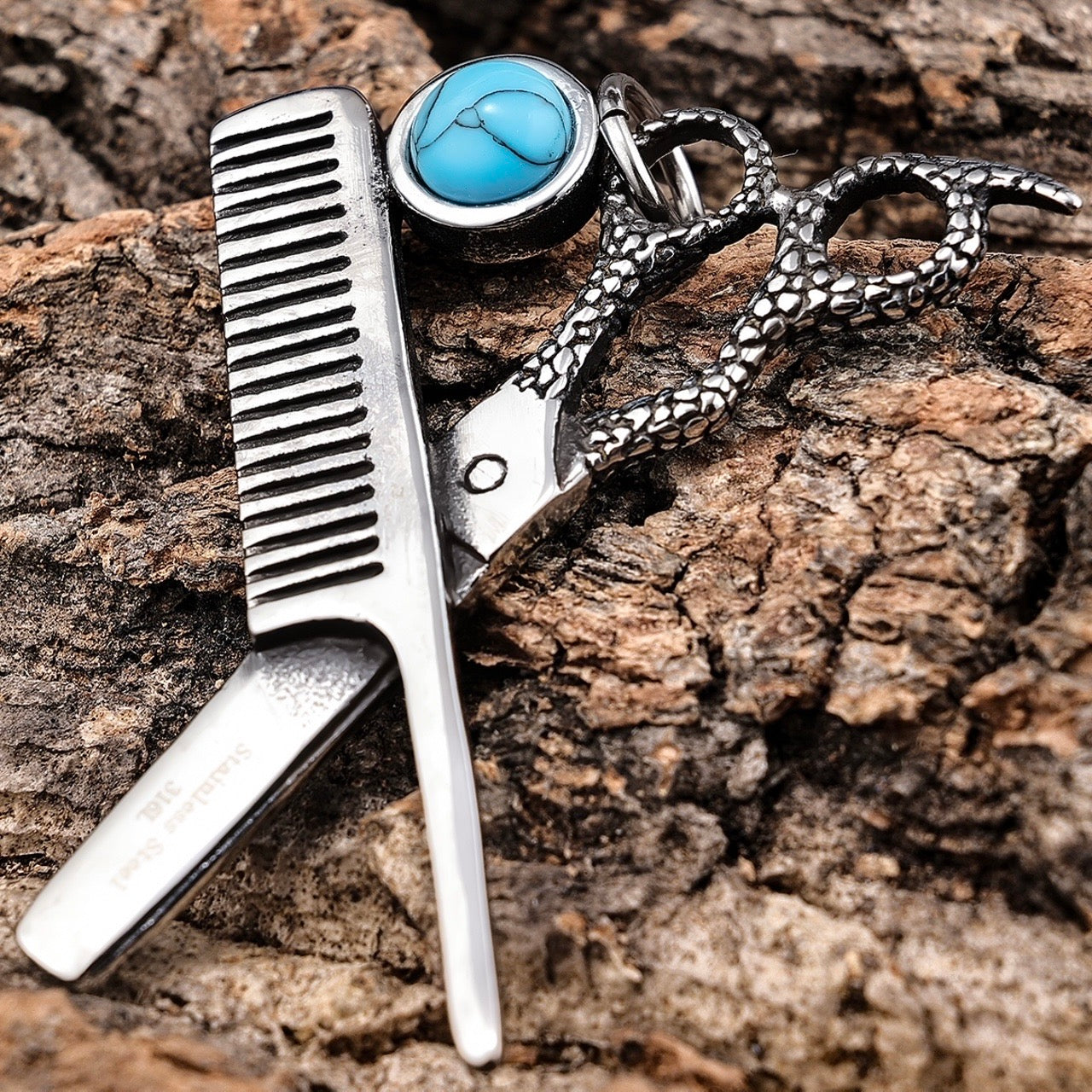 Hair Salon Pendant 316L Stainless Steel Fashion Fashion Cool