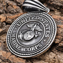 Sanity Jewelry Necklace "Sanity's Combo" - US Marine Pendant - Necklace (715)