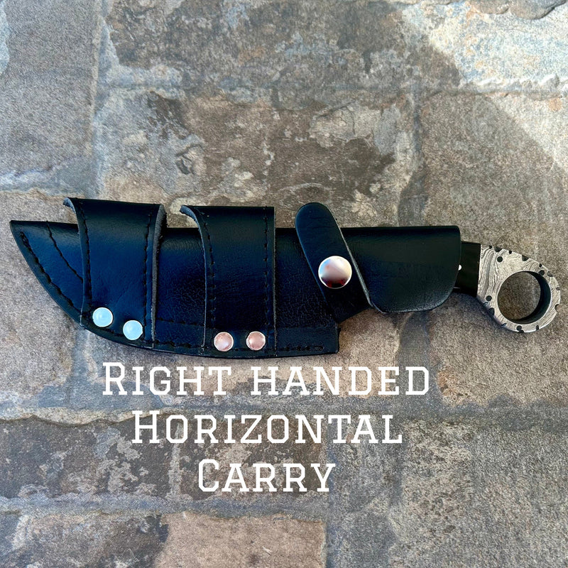 Sanity Jewelry Right Handed Horizontal Carry *PRESALE* Al Capone - "We The People" Bone - Horizontal & Vertical Carry -  9 inches - PE10