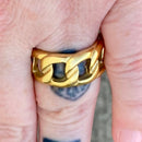 Sanity Jewelry Skull Ring Bagger Ring - Gold - R242