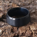 Sanity Jewelry Skull Ring Sanity’s Band Ring Collection - Black Steel Ring - R56