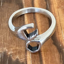 Sanity Jewelry Skull Ring Wrench Ring - Small - Sizes 5-11 - SLC23 CLEARANCE