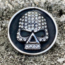 SANITY JEWELRY® Vest Pins Vest Pin - Bling Skull - PIN08