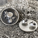 SANITY JEWELRY® Vest Pins Vest Pin - Skull & Roses - PIN22