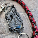 SANITY JEWELRY® Wallet Chain Black Grim Reaper Wallet Chain - Black & Red Daytona Road King - WC14