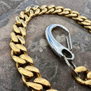 SANITY JEWELRY® Wallet Chain Easy Biker Wallet Chain All Gold - W/ Sanity’s Polished Hook Clip - WC74