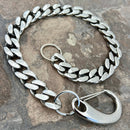 SANITY JEWELRY® Wallet Chain Easy Biker Wallet Chain Polished - W/ Sanity’s Polished Hook Clip - WC16