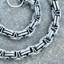 Sanity Jewelry Wallet Chain NEW - Daytona - Silver - Wallet Chain Road King - 3/4 inch wide