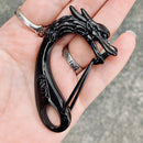 Belt Clip / Clasp - Scream Skull DRAGON - Upgrade Your Wallet / Key Chain - WCC-09 Biker Jewelry Skull Jewelry Sanity Jewelry Stainless Steel jewelry