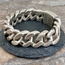 Sanity Jewelry Bracelet Bagger Bracelet - "EASY RIDER" - American Flag Brushed - 3/4" wide - B124