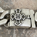 Sanity Jewelry Bracelet Bagger Bracelet - "EASY RIDER" - Cross Brushed - 3/4" wide - B121