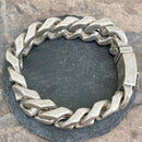 Sanity Jewelry Bracelet Bagger Bracelet - "EASY RIDER" - Cross Brushed - 3/4" wide - B121