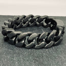Sanity Jewelry Bracelet Bagger Bracelet - "EASY RIDER" - FTW Black - 3/4" wide - B116