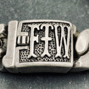Sanity Jewelry Bracelet Bagger Bracelet - "EASY RIDER" - FTW Brushed  - 3/4" wide - B117