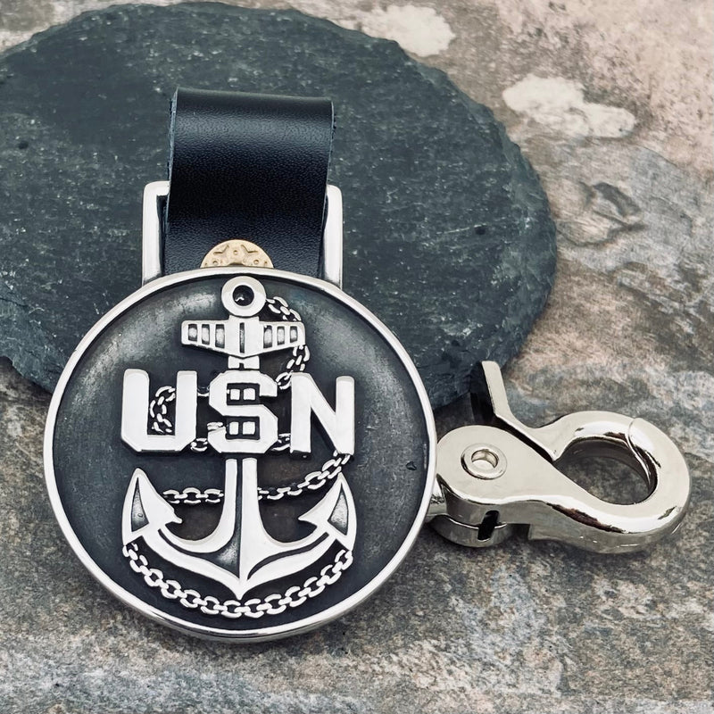 Sanity Jewelry Key Chain Navy Keychain - KC34