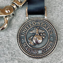USMC Keychain - KC13 Key Chain Biker Jewelry Skull Jewelry Sanity Jewelry Stainless Steel jewelry