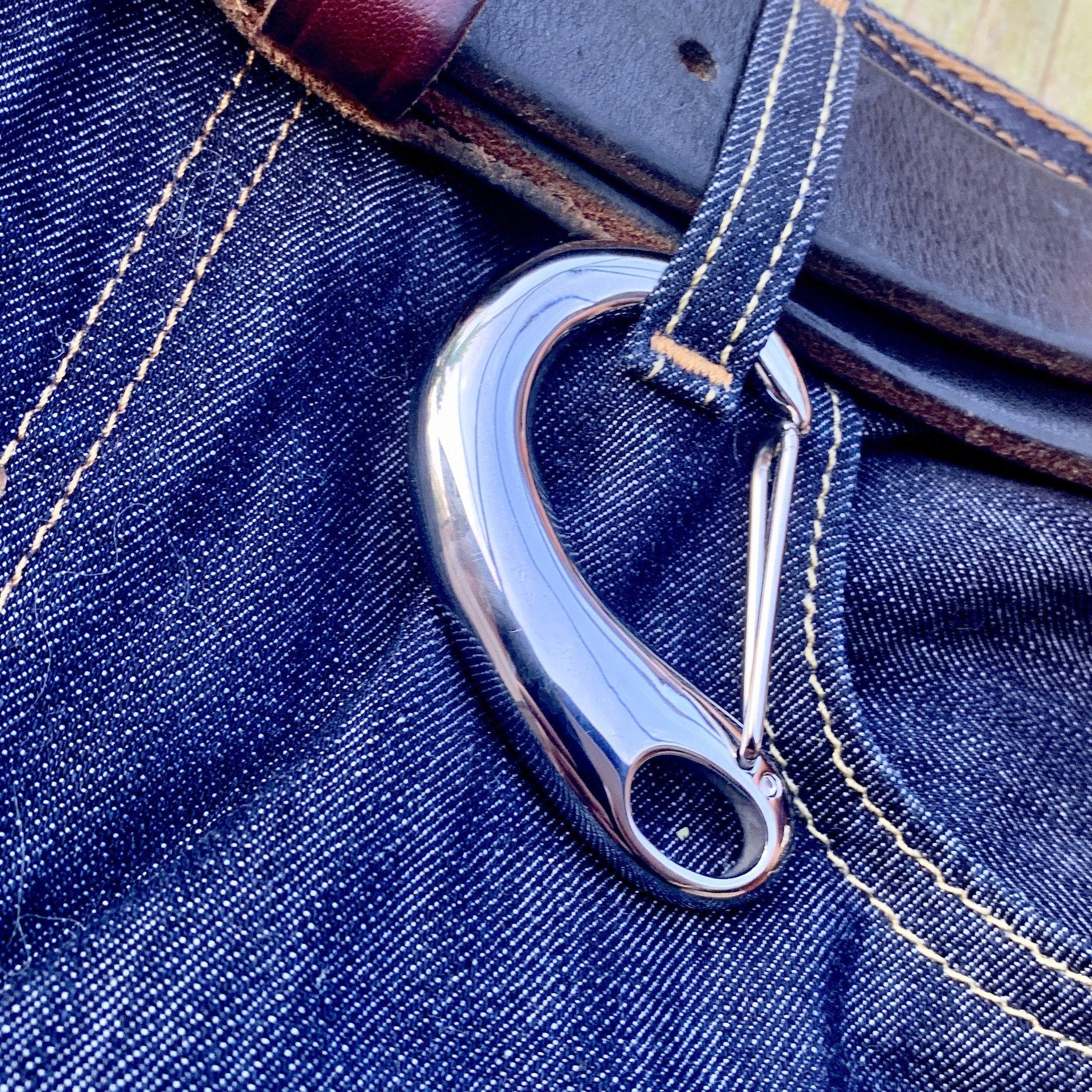 Leather Belt Loop Key Fob Blank