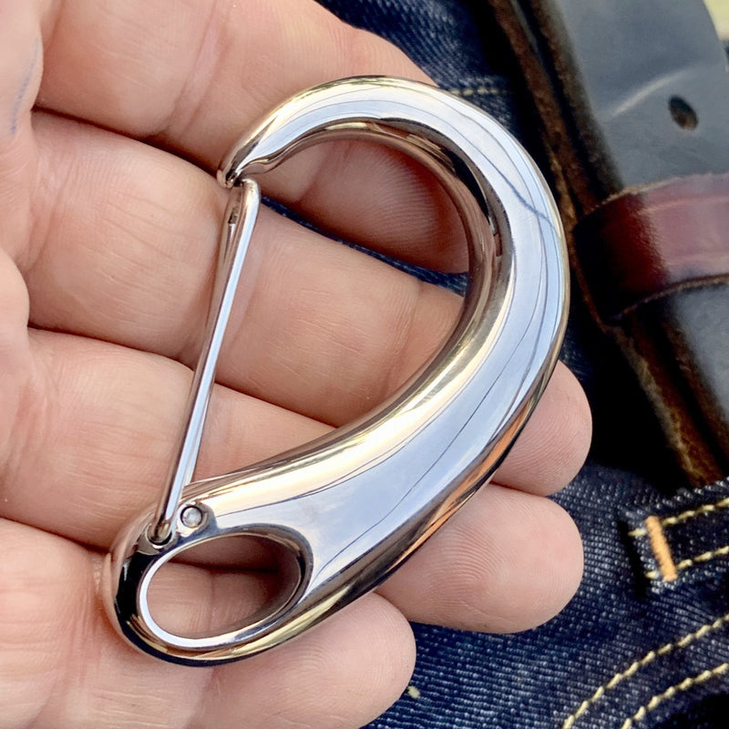Belt Clip / Clasp - "The Hook" - Upgrade Your Wallet / Key Chain - WCC-03 Key Clasp Biker Jewelry Skull Jewelry Sanity Jewelry Stainless Steel jewelry