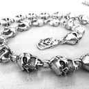 HellRide - Skull Necklace - Stainless Steel Necklace Biker Jewelry Skull Jewelry Sanity Jewelry Stainless Steel jewelry