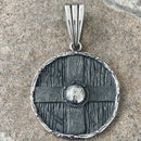 Sanity Jewelry Necklace "Sanity's Combo" - Viking Shield Pendant (488) & Chain