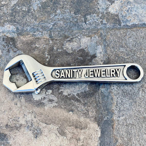 SANITY JEWELRY® Sanity's Wrench Bottle Opener - Polished -  BO1