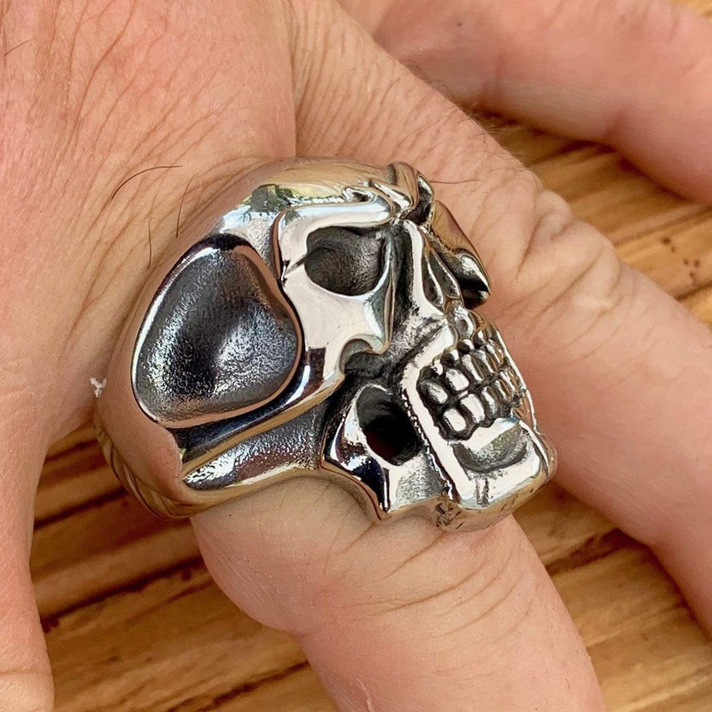 Bone Crusher Collection - Breaking Bad - Sizes 9-16 - R10 Ring Biker Jewelry Skull Jewelry Sanity Jewelry Stainless Steel jewelry
