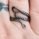Sanity Jewelry Skull Ring Octopus Tentical Ring - Sizes 5-13 - R180