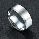 Sanity’s Band Ring Collection - Cobalt Blue Steel Ring - Sizes 5-20 - R57 Skull Ring Biker Jewelry Skull Jewelry Sanity Jewelry Stainless Steel jewelry
