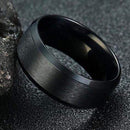 Sanity’s Band Ring Collection - Cobalt Blue Steel Ring - Sizes 5-20 - R57 Skull Ring Biker Jewelry Skull Jewelry Sanity Jewelry Stainless Steel jewelry