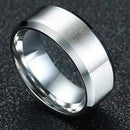 Sanity’s Band Ring Collection - Stainless Steel Ring - Sizes 5-14 - R60 Skull Ring Biker Jewelry Skull Jewelry Sanity Jewelry Stainless Steel jewelry