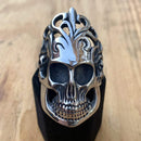 Skull Ring - The Mayan - Sizes 8-17 - R68 Ring Biker Jewelry Skull Jewelry Sanity Jewelry Stainless Steel jewelry