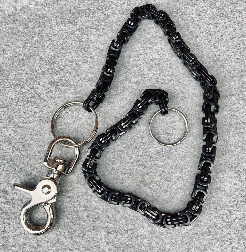 Sanity Jewelry Wallet Chain Wallet Chain - Black - Daytona Beach Road King 3/4 inch wide