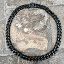SANITY JEWELRY® 20 inches Necklace - Diamond Cut Cuban Link - Classic - Matte Black - 1/2" Wide - CN11