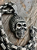 SANITY JEWELRY® 22 Bone Crusher - Indian Pendant - Necklace (839)