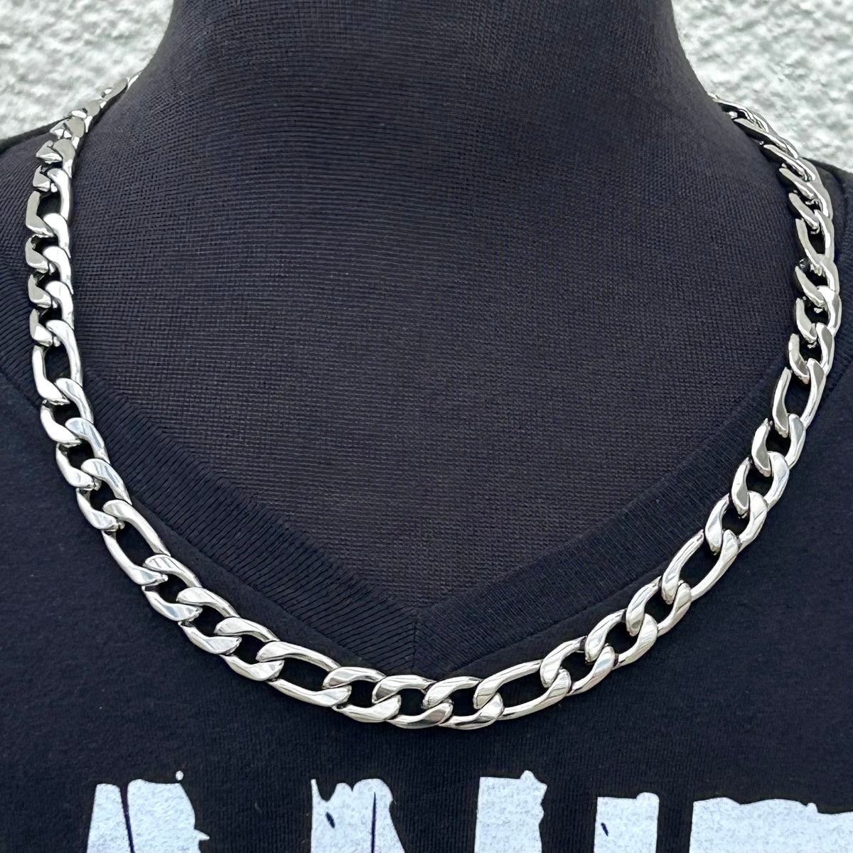 RADIALL　　「FIGARO - T-BAR NECKLACE」　 925 Silver Figaro T-Bar Necklace | Hersey & Son – Hersey & Son