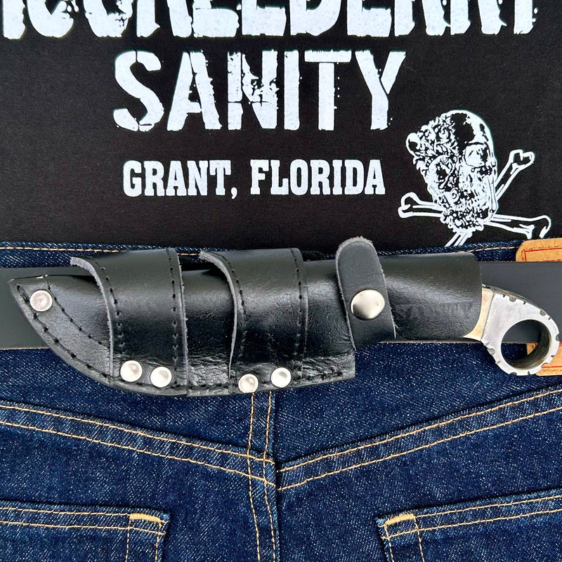 SANITY JEWELRY® 9” Al Capone - Bone - D2 Steel - Horizontal & Vertical Carry - PE209