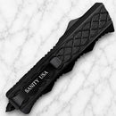 SANITY JEWELRY® D2 Steel 9.5" Bugsy Siegel - " The Hand Grip" - Tanto Smooth - LBS04