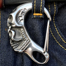 Sanity Jewelry Belt Clip Belt Clip / Clasp - Scream Skull - Polished - Upgrade Your Wallet / Key Chain - WCC-01