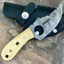 SANITY JEWELRY® BOGO Jesse James - Bone - Damascus - Horizontal & Vertical Carry - 7 inches - JJ003