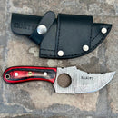 SANITY JEWELRY® BOGO Jesse James - Red & Black Wood - Damascus - Horizontal & Vertical Carry - 7 inches - JJ012