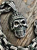 SANITY JEWELRY® 22 Bone Crusher - Indian Pendant - Necklace (839)