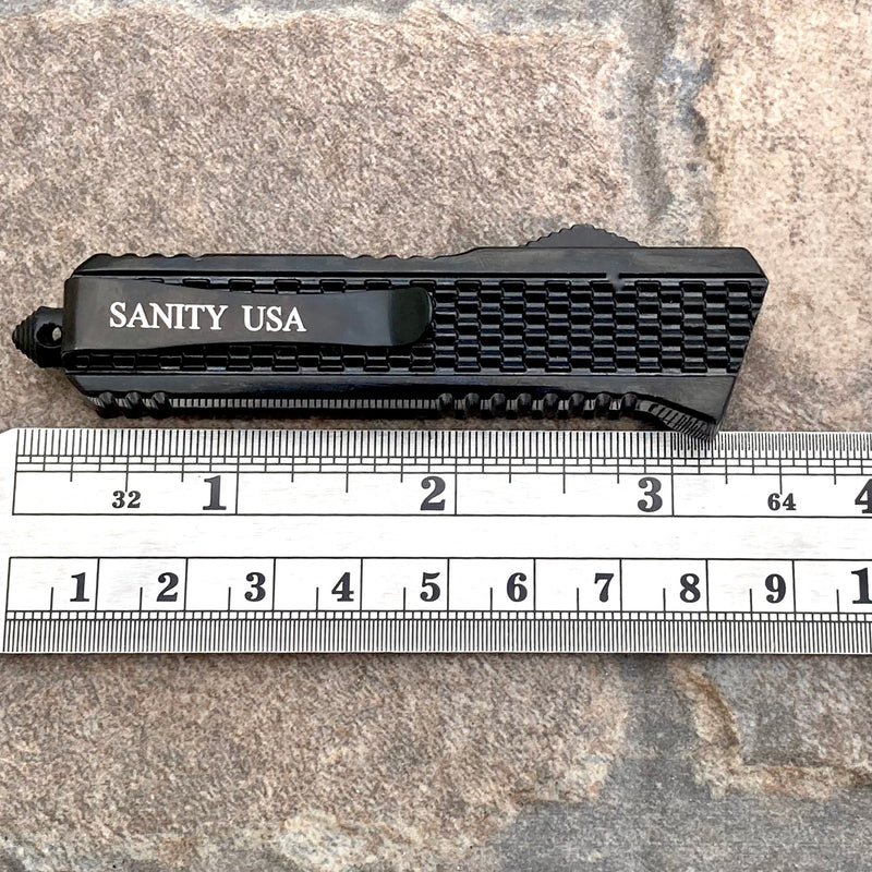 SANITY JEWELRY® Bracelet 5.5” Frank Nitti Small - "Prohibition Series" - Tanto Serrated Chrome- SBLTR